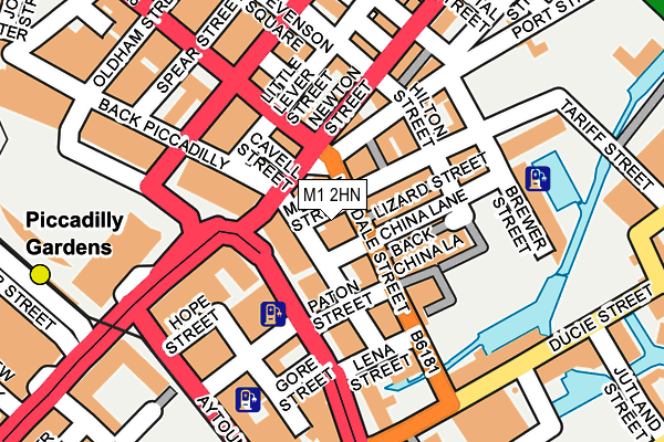 M1 2HN map - OS OpenMap – Local (Ordnance Survey) M1 2HN map - OS OpenMap – Local (Ordnance Survey)