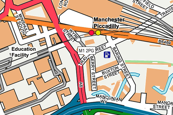 M1 2PG map - OS OpenMap – Local (Ordnance Survey) M1 2PG map - OS OpenMap – Local (Ordnance Survey)