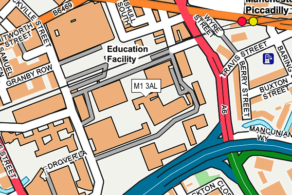 M1 3AL map - OS OpenMap – Local (Ordnance Survey) M1 3AL map - OS OpenMap – Local (Ordnance Survey)