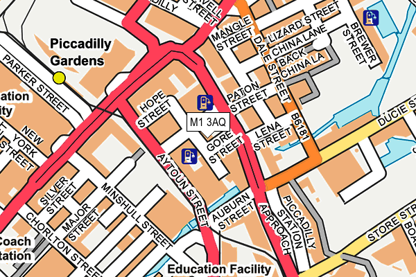 M1 3AQ map - OS OpenMap – Local (Ordnance Survey) M1 3AQ map - OS OpenMap – Local (Ordnance Survey)