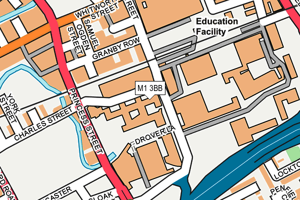 M1 3BB map - OS OpenMap – Local (Ordnance Survey) M1 3BB map - OS OpenMap – Local (Ordnance Survey)