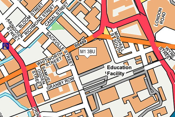 M1 3BU map - OS OpenMap – Local (Ordnance Survey) M1 3BU map - OS OpenMap – Local (Ordnance Survey)