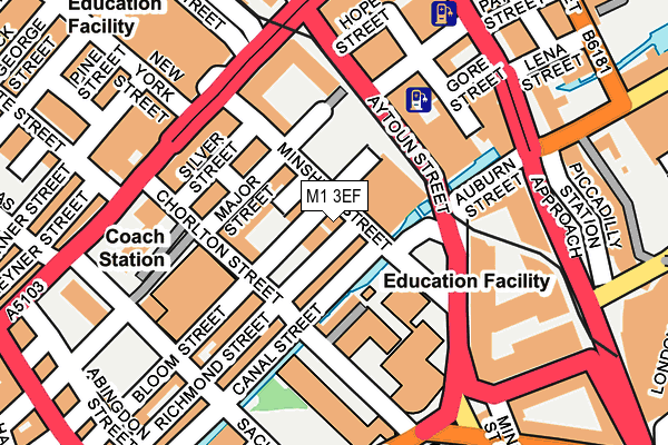 M1 3EF map - OS OpenMap – Local (Ordnance Survey) M1 3EF map - OS OpenMap – Local (Ordnance Survey)