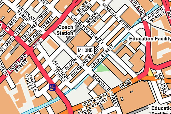 M1 3NB map - OS OpenMap – Local (Ordnance Survey) M1 3NB map - OS OpenMap – Local (Ordnance Survey)