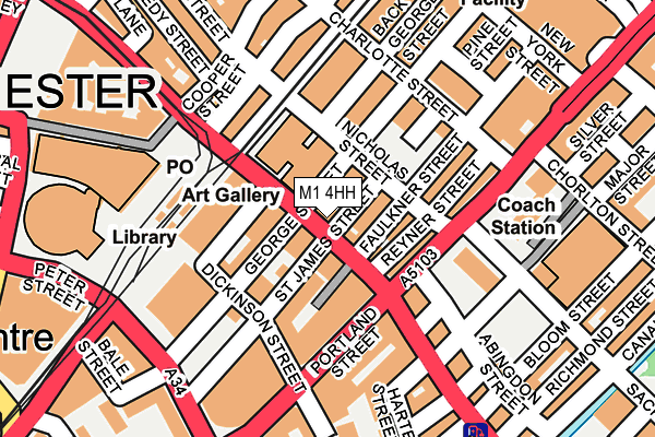 M1 4HH map - OS OpenMap – Local (Ordnance Survey) M1 4HH map - OS OpenMap – Local (Ordnance Survey)