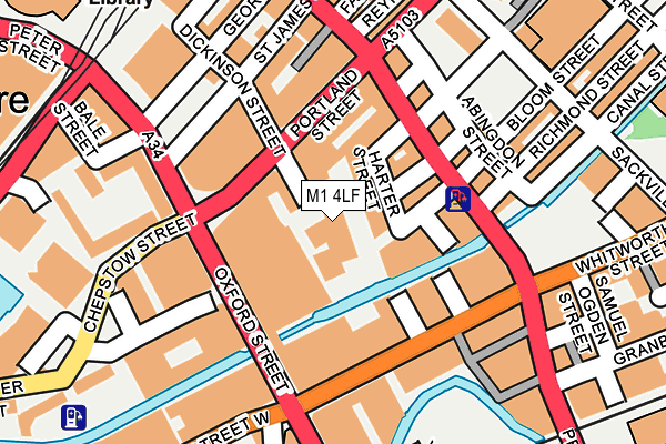 M1 4LF map - OS OpenMap – Local (Ordnance Survey) M1 4LF map - OS OpenMap – Local (Ordnance Survey)