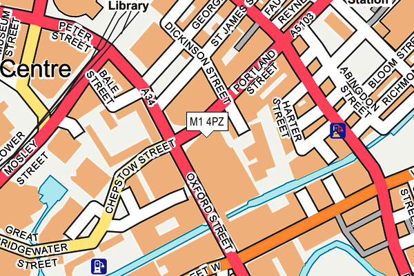 M1 4PZ map - OS OpenMap – Local (Ordnance Survey) M1 4PZ map - OS OpenMap – Local (Ordnance Survey)