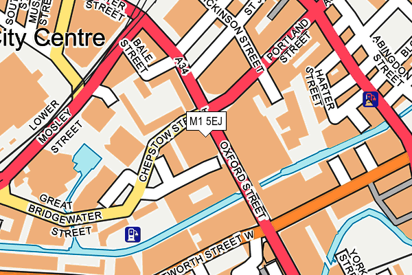 M1 5EJ map - OS OpenMap – Local (Ordnance Survey) M1 5EJ map - OS OpenMap – Local (Ordnance Survey)