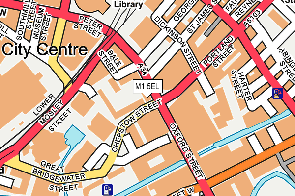 M1 5EL map - OS OpenMap – Local (Ordnance Survey) M1 5EL map - OS OpenMap – Local (Ordnance Survey)