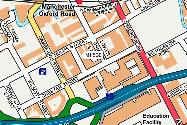 M1 5GE map - OS OpenMap – Local (Ordnance Survey) M1 5GE map - OS OpenMap – Local (Ordnance Survey)