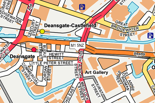 M1 5NZ map - OS OpenMap – Local (Ordnance Survey) M1 5NZ map - OS OpenMap – Local (Ordnance Survey)