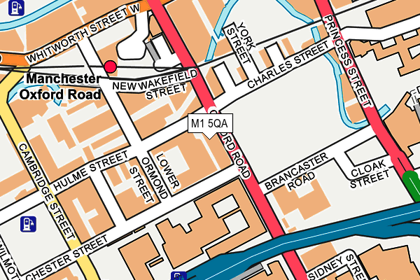 M1 5QA map - OS OpenMap – Local (Ordnance Survey) M1 5QA map - OS OpenMap – Local (Ordnance Survey)