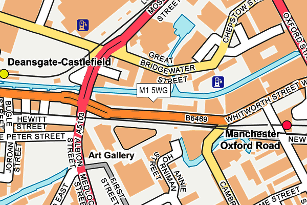 M1 5WG map - OS OpenMap – Local (Ordnance Survey) M1 5WG map - OS OpenMap – Local (Ordnance Survey)