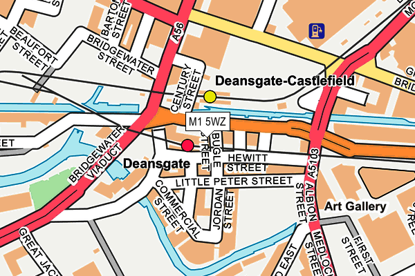 M1 5WZ map - OS OpenMap – Local (Ordnance Survey) M1 5WZ map - OS OpenMap – Local (Ordnance Survey)