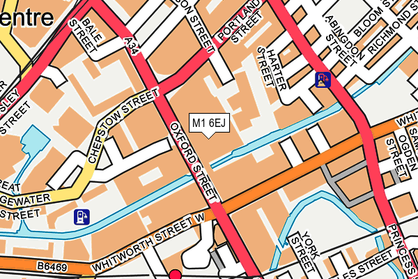 M1 6EJ map - OS OpenMap – Local (Ordnance Survey) M1 6EJ map - OS OpenMap – Local (Ordnance Survey)