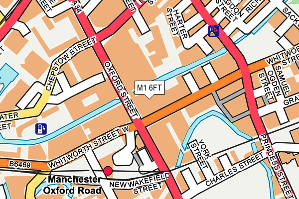 M1 6FT map - OS OpenMap – Local (Ordnance Survey) M1 6FT map - OS OpenMap – Local (Ordnance Survey)
