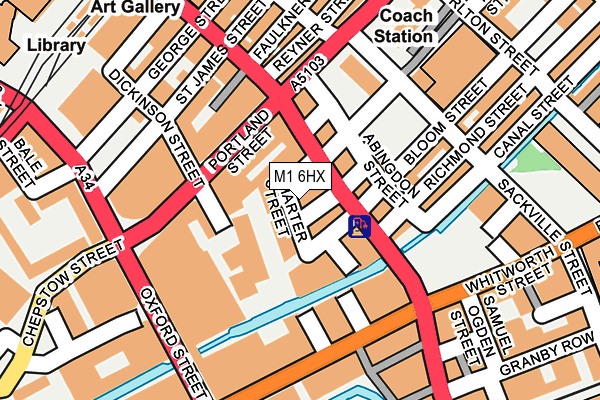 M1 6HX map - OS OpenMap – Local (Ordnance Survey) M1 6HX map - OS OpenMap – Local (Ordnance Survey)