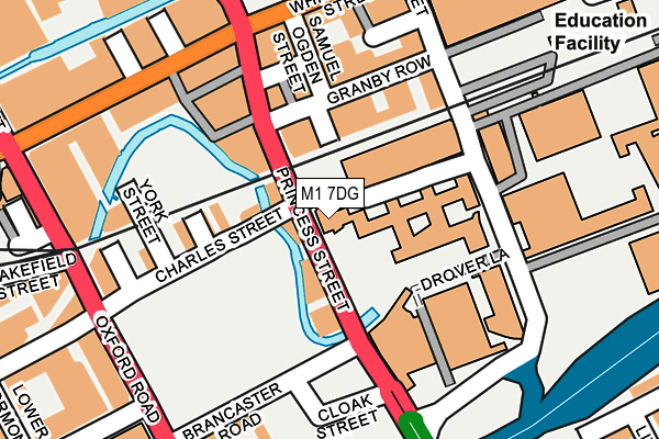 M1 7DG map - OS OpenMap – Local (Ordnance Survey) M1 7DG map - OS OpenMap – Local (Ordnance Survey)