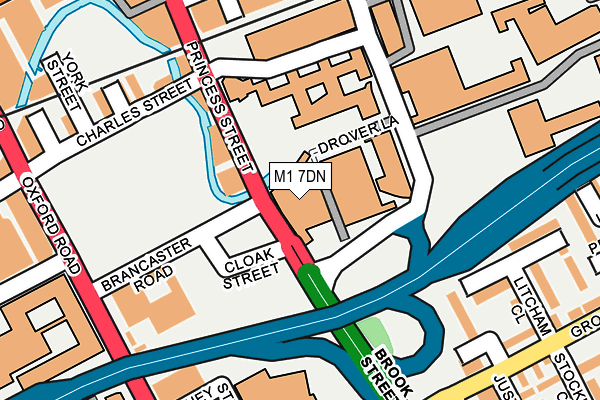 M1 7DN map - OS OpenMap – Local (Ordnance Survey) M1 7DN map - OS OpenMap – Local (Ordnance Survey)