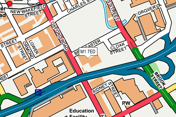 M1 7ED map - OS OpenMap – Local (Ordnance Survey) M1 7ED map - OS OpenMap – Local (Ordnance Survey)
