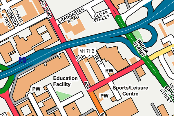 M1 7HB map - OS OpenMap – Local (Ordnance Survey) M1 7HB map - OS OpenMap – Local (Ordnance Survey)