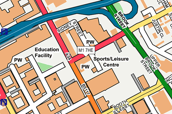 M1 7HE map - OS OpenMap – Local (Ordnance Survey) M1 7HE map - OS OpenMap – Local (Ordnance Survey)