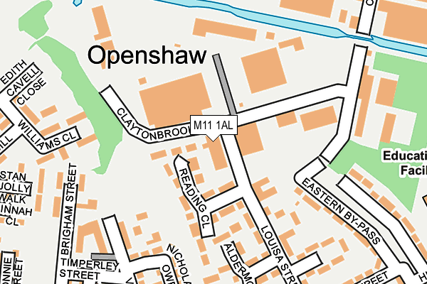 M11 1AL map - OS OpenMap – Local (Ordnance Survey) M11 1AL map - OS OpenMap – Local (Ordnance Survey)
