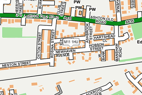 M11 1HU map - OS OpenMap – Local (Ordnance Survey) M11 1HU map - OS OpenMap – Local (Ordnance Survey)