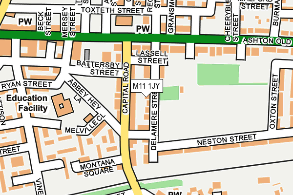M11 1JY map - OS OpenMap – Local (Ordnance Survey) M11 1JY map - OS OpenMap – Local (Ordnance Survey)