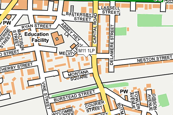 M11 1LP map - OS OpenMap – Local (Ordnance Survey) M11 1LP map - OS OpenMap – Local (Ordnance Survey)