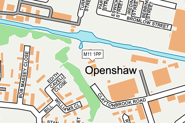 M11 1PP map - OS OpenMap – Local (Ordnance Survey) M11 1PP map - OS OpenMap – Local (Ordnance Survey)