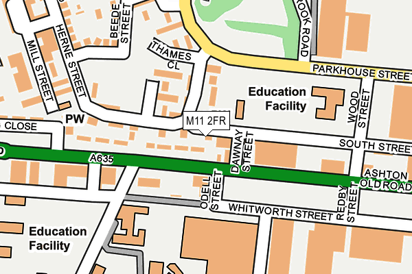 M11 2FR map - OS OpenMap – Local (Ordnance Survey) M11 2FR map - OS OpenMap – Local (Ordnance Survey)