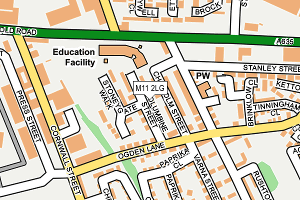 M11 2LG map - OS OpenMap – Local (Ordnance Survey) M11 2LG map - OS OpenMap – Local (Ordnance Survey)