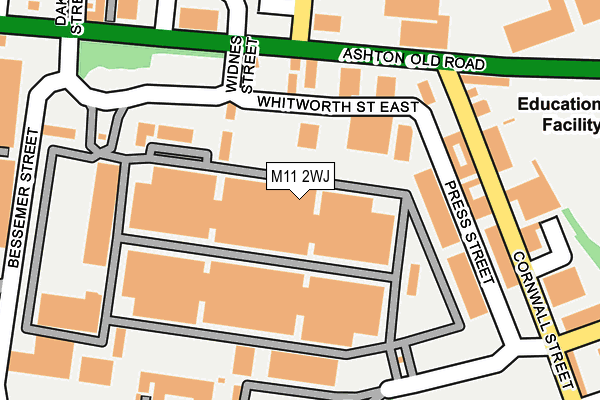 M11 2WJ map - OS OpenMap – Local (Ordnance Survey) M11 2WJ map - OS OpenMap – Local (Ordnance Survey)
