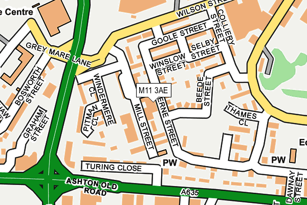 M11 3AE map - OS OpenMap – Local (Ordnance Survey) M11 3AE map - OS OpenMap – Local (Ordnance Survey)