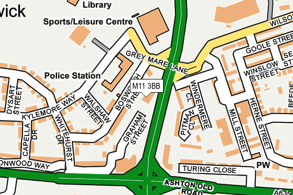 M11 3BB map - OS OpenMap – Local (Ordnance Survey) M11 3BB map - OS OpenMap – Local (Ordnance Survey)