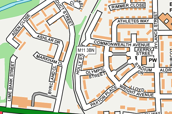 M11 3BN map - OS OpenMap – Local (Ordnance Survey) M11 3BN map - OS OpenMap – Local (Ordnance Survey)