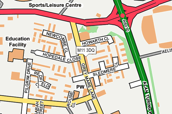 M11 3DQ map - OS OpenMap – Local (Ordnance Survey) M11 3DQ map - OS OpenMap – Local (Ordnance Survey)