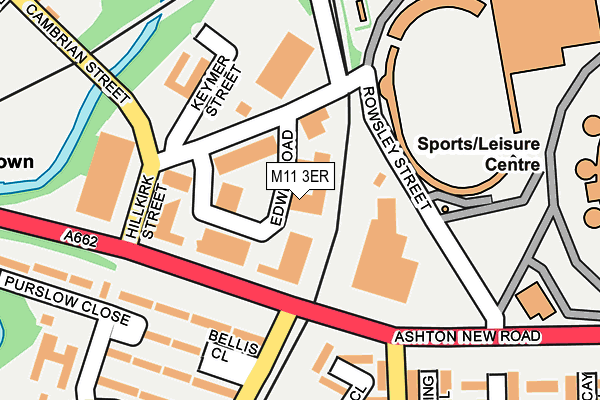 M11 3ER map - OS OpenMap – Local (Ordnance Survey) M11 3ER map - OS OpenMap – Local (Ordnance Survey)