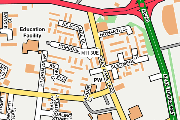 M11 3UE map - OS OpenMap – Local (Ordnance Survey) M11 3UE map - OS OpenMap – Local (Ordnance Survey)