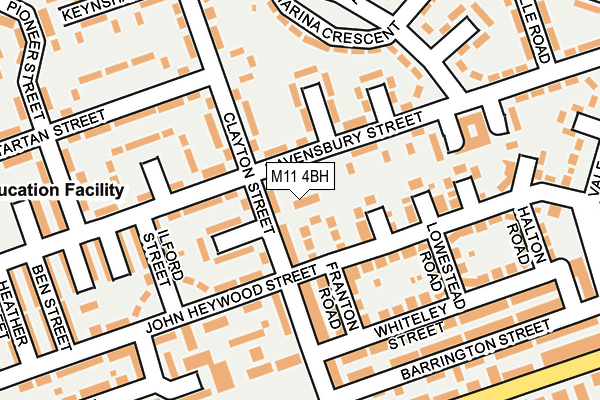 M11 4BH map - OS OpenMap – Local (Ordnance Survey) M11 4BH map - OS OpenMap – Local (Ordnance Survey)