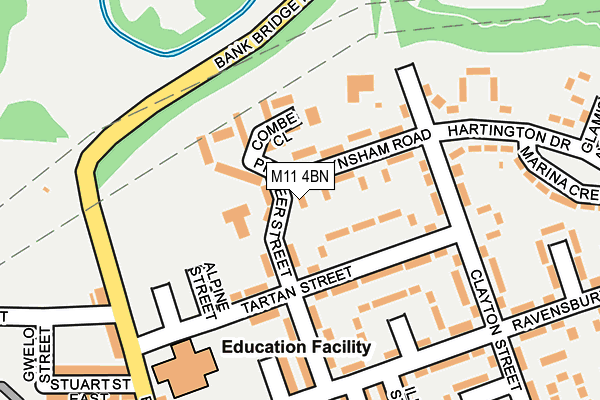 M11 4BN map - OS OpenMap – Local (Ordnance Survey) M11 4BN map - OS OpenMap – Local (Ordnance Survey)