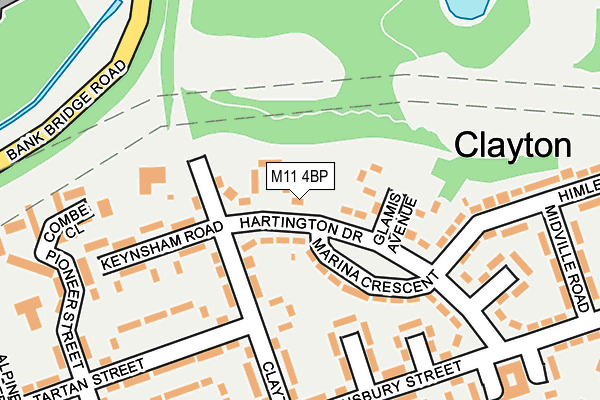 M11 4BP map - OS OpenMap – Local (Ordnance Survey) M11 4BP map - OS OpenMap – Local (Ordnance Survey)