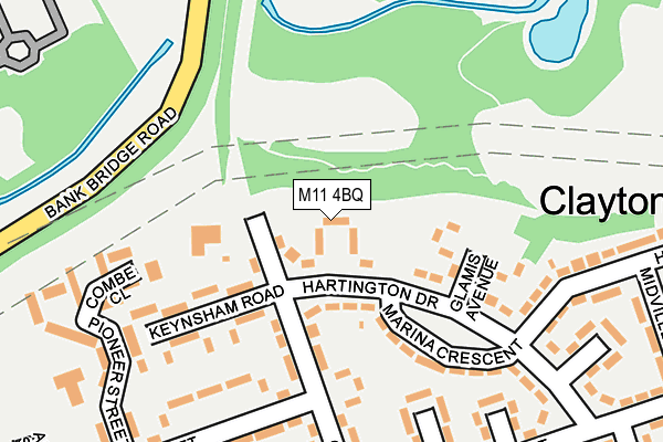 M11 4BQ map - OS OpenMap – Local (Ordnance Survey) M11 4BQ map - OS OpenMap – Local (Ordnance Survey)