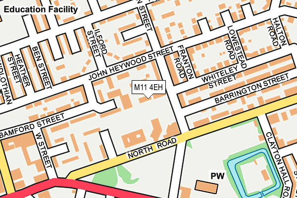 M11 4EH map - OS OpenMap – Local (Ordnance Survey) M11 4EH map - OS OpenMap – Local (Ordnance Survey)