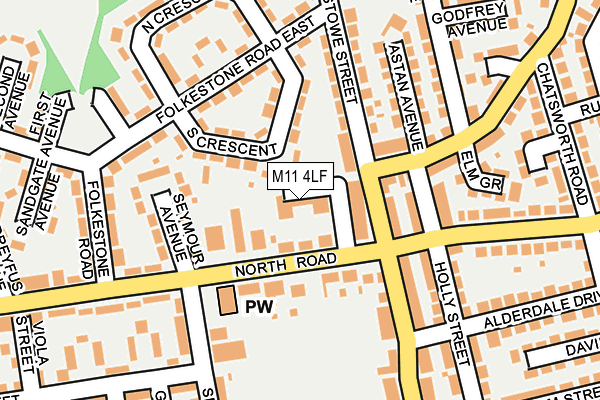 M11 4LF map - OS OpenMap – Local (Ordnance Survey) M11 4LF map - OS OpenMap – Local (Ordnance Survey)