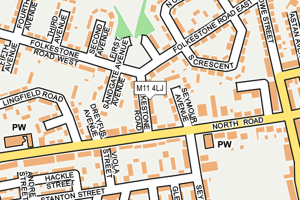 M11 4LJ map - OS OpenMap – Local (Ordnance Survey) M11 4LJ map - OS OpenMap – Local (Ordnance Survey)