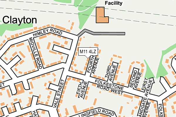 M11 4LZ map - OS OpenMap – Local (Ordnance Survey) M11 4LZ map - OS OpenMap – Local (Ordnance Survey)