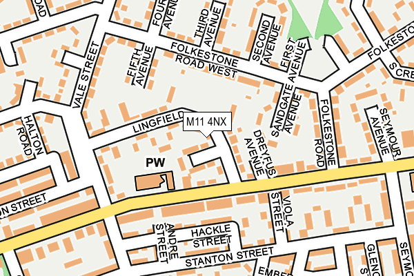 M11 4NX map - OS OpenMap – Local (Ordnance Survey) M11 4NX map - OS OpenMap – Local (Ordnance Survey)