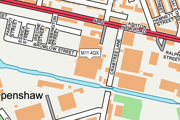 M11 4QX map - OS OpenMap – Local (Ordnance Survey) M11 4QX map - OS OpenMap – Local (Ordnance Survey)
